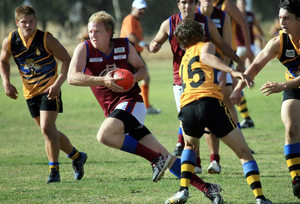 Klemke in action for Culcairn.