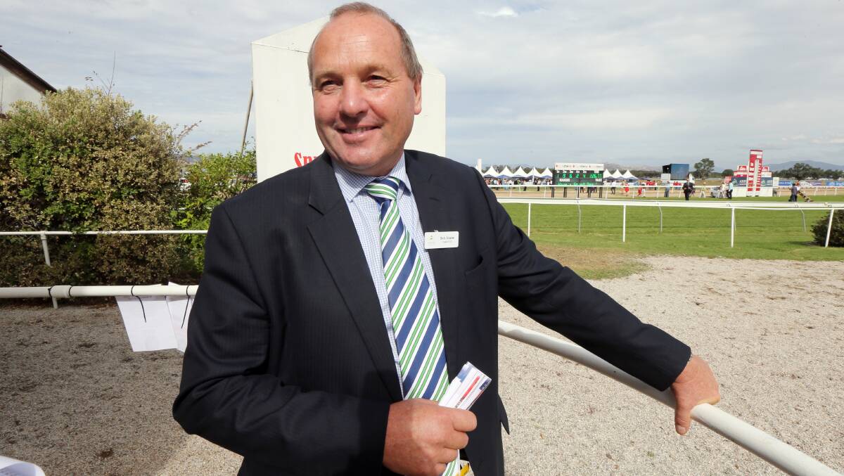 LUCKY OWNER: Albury Racing Club committeeman Dick Sloane is living the dream as a part owner of superstar sprinter Santa Ana Lane.