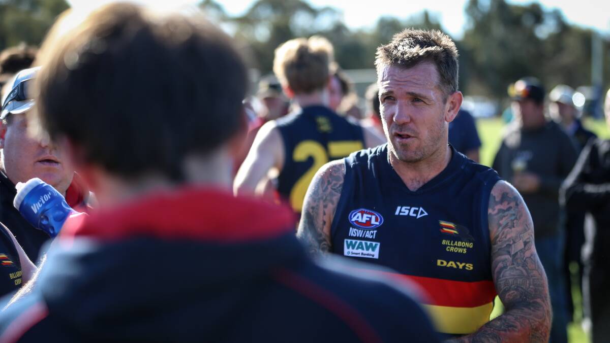 HUGE HIT: Brownlow medallist Dane Swan was more than generous with his time with fans on the weekend in his one-off appearance for Billabong Crows. Picture: JAMES WILTSHIRE