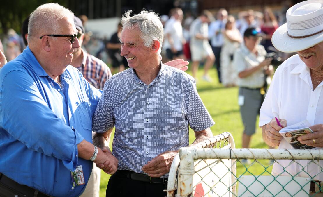 Albury trainer Ron Stubbs after the win of Bianco Vilano in this year's Country Championships Qualifier. PIcture by James Wiltshire