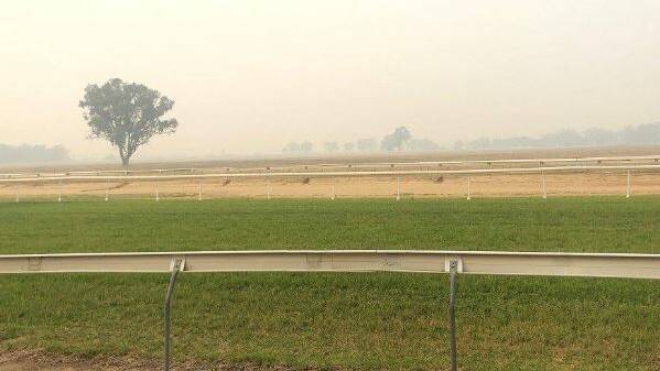 ABANDONED: Albury Racing Club's meeting scheduled for Monday was abandoned because of poor air quality.