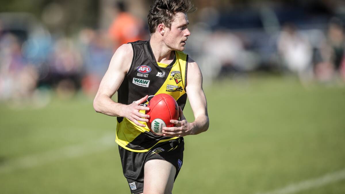 STAR TIGER: Connor Galvin had another impressive season to finish runner-up in the Azzi medal. He also won the Tigers' best and fairest.