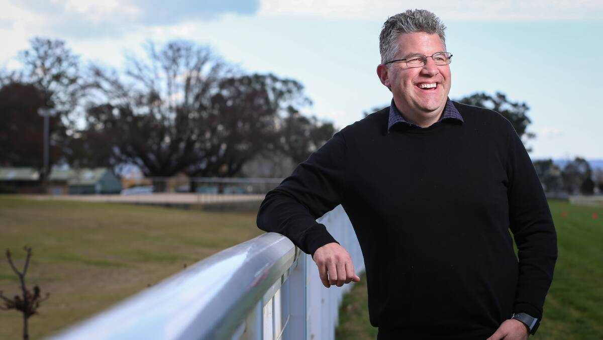 NEW CHALLENGE: Tom O'Connor has had a huge impact in his time as general manager of the Wodonga and District Turf Club. Picture: JAMES WILTSHIRE