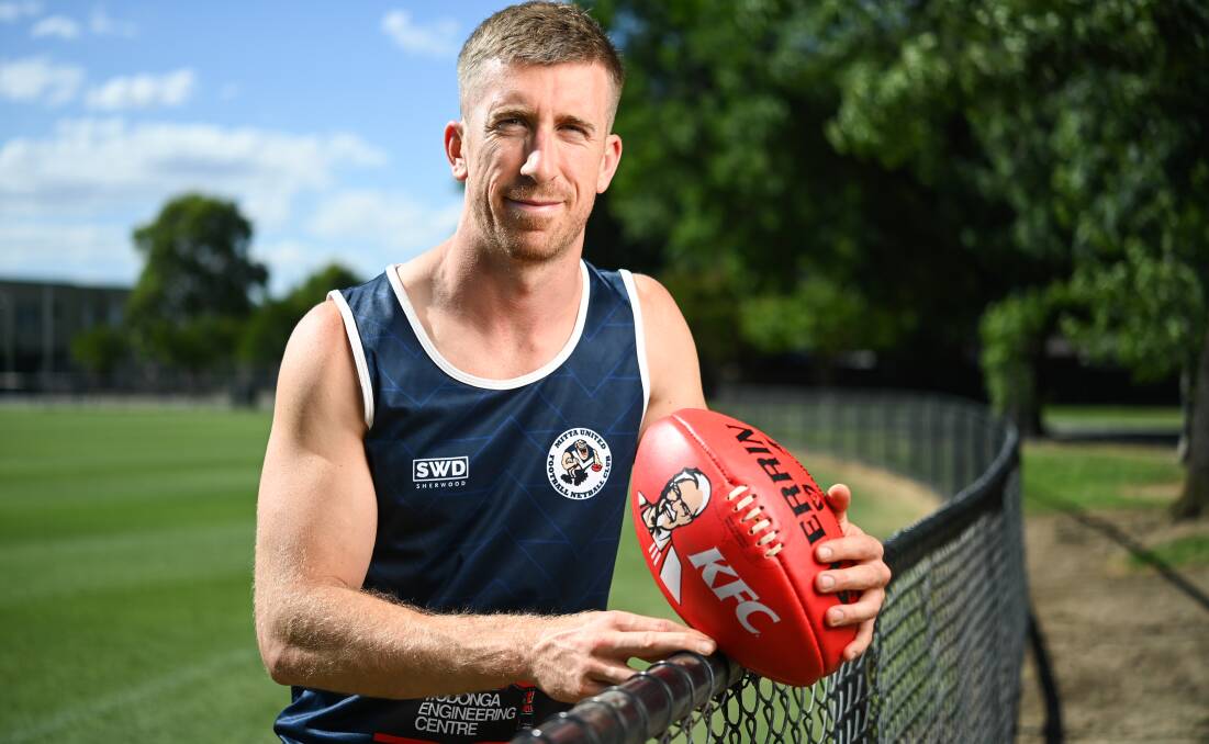 Wodonga Raiders recruit Shane Munro played his best match for Mitta United so far after joining the Blues over the off-season.
