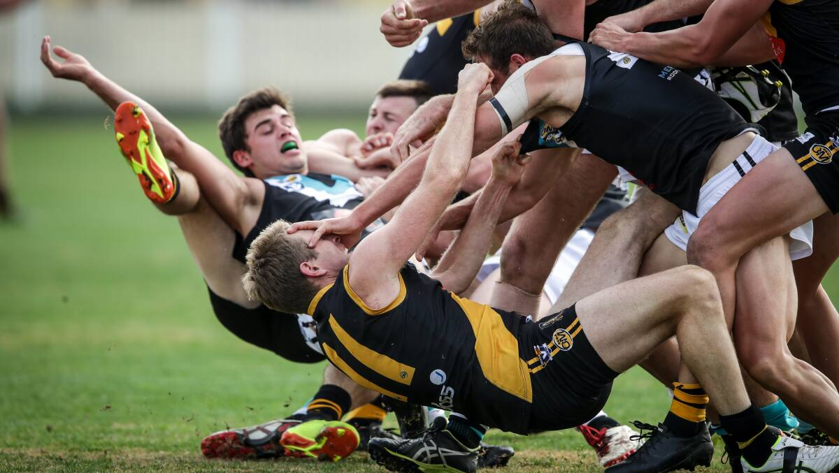 LET'S GET PHYSICAL: Albury co-coach Tom McGrath rated Saturday's encounter as one of the most physical in recent times.