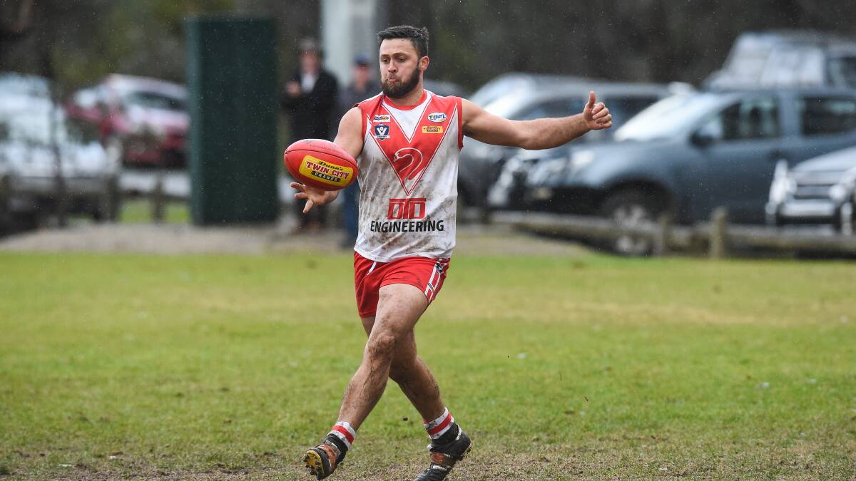 CLASSY SWAN: Ricky Whitehead was a match-winner against Thurgoona with a seven goal haul. The power forward has 122 for the season. Pictures: MARK JESSER