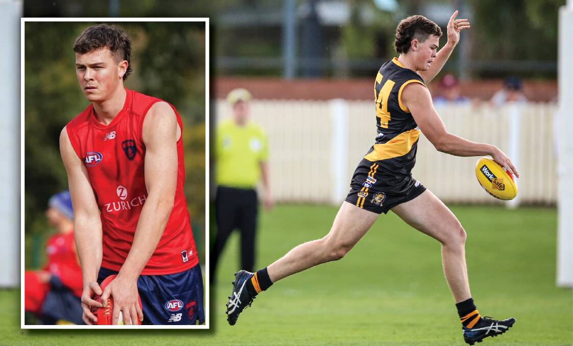 TWISTS AND TURNS: Daniel Turner has been training with Melbourne in Perth since the AFL finals series commenced last month.