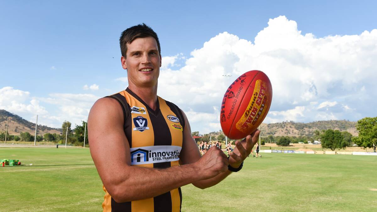 LOCKED IN: High-profile recruit Michael Thompson has committed to the Hawks for another season in a huge boost to their premiership aspirations after losing the preliminary final last year.