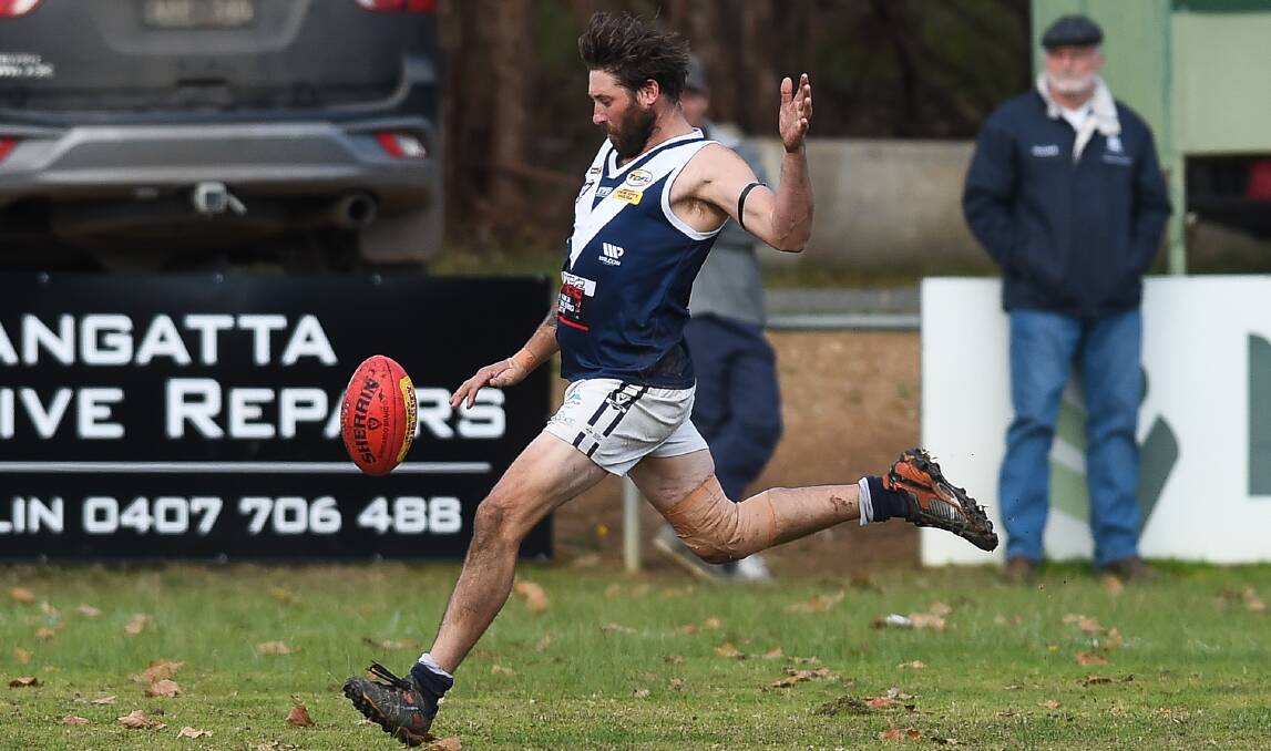 FREE TO PLAY: James Gray is free to play next season if he choses to extend his career. The veteran forward was part of Mitta United's most recent flag in 2012.
