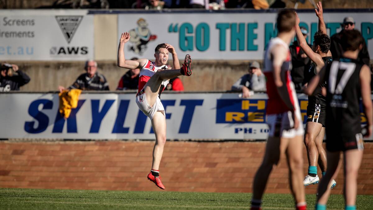 SURPRISE PACKET: Myrtleford's Lachie Dale is enjoying a breakout season and is a surprlse leader in the Doug Strang medal.