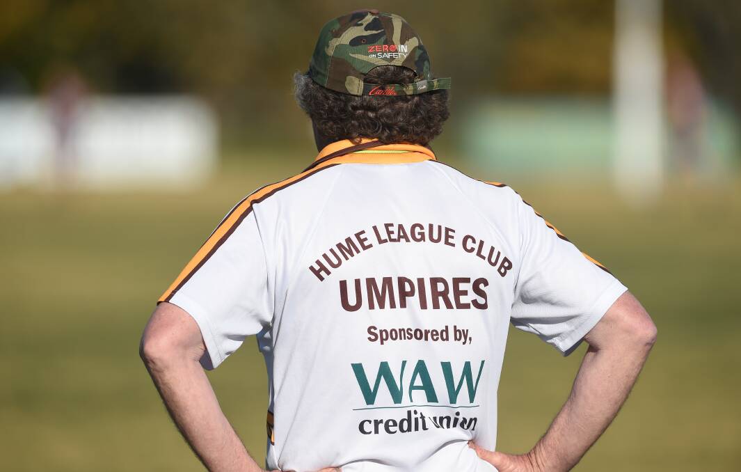 Club umpires were in charge of two Hume league matches over the weekend.