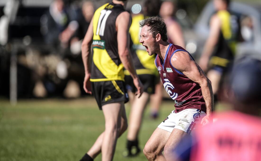 CLASS ACT: Culcairn midfielder Dane Hallinan had a September to remember last year with three standout finals performances before the Lions lost to eventual premier Osborne in the preliminary final.