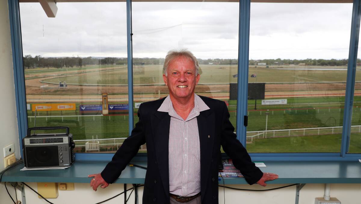 GOOD CALL: Allan Hull has called every Wagga Gold Cup since 1979. He will retire in January. Picture: Daily Advertiser