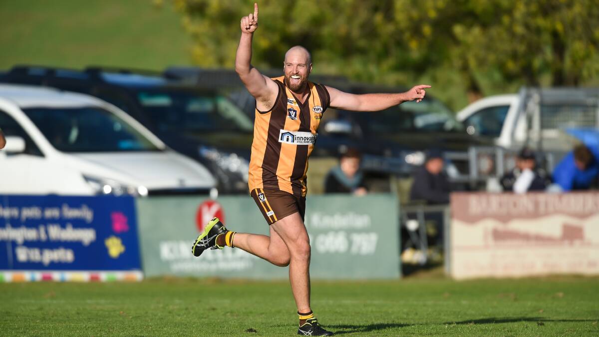 FAREWELL: Guy Telford has joined the growing exodus of key forwards from the Tallangatta and District league.