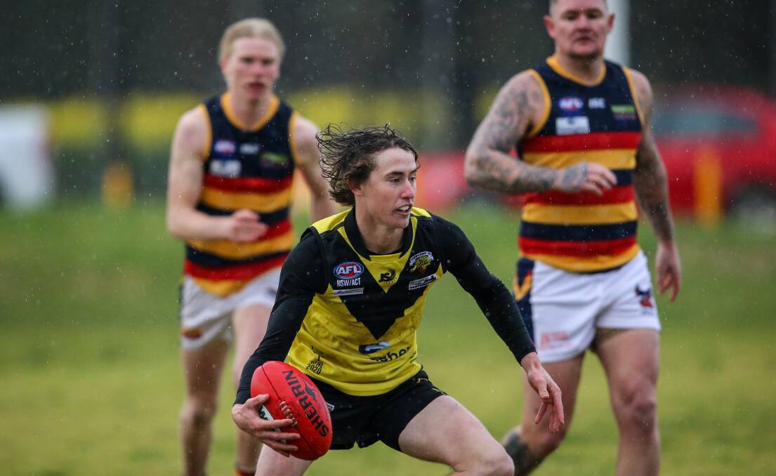 YOUNG GUN: Ed Perryman has captured Osborne's best and fairest after crossing from Collungullie-Glenfield Park this season.
