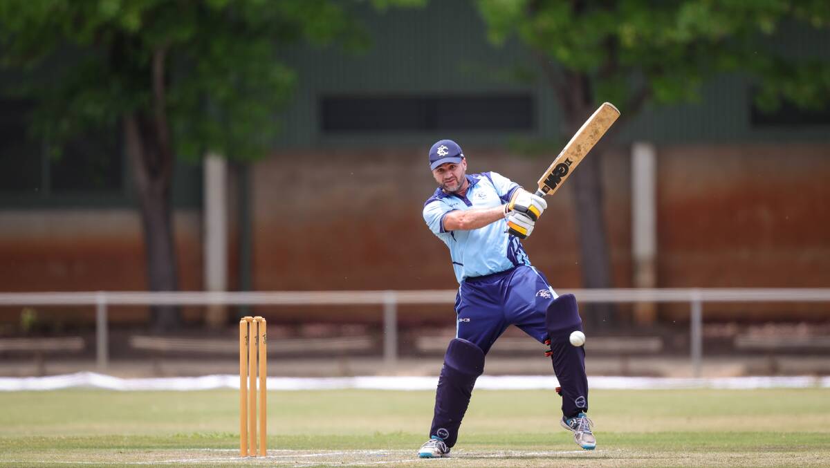 Josh Goodwin batted well in the hot conditions to compile a classy 78. Picture by James Wiltshire