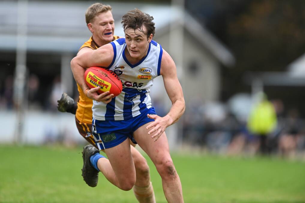 Young defender Logan Martin was a revelation for the Roos last season after crossing from Murray Magpies. Picture by Mark Jesser