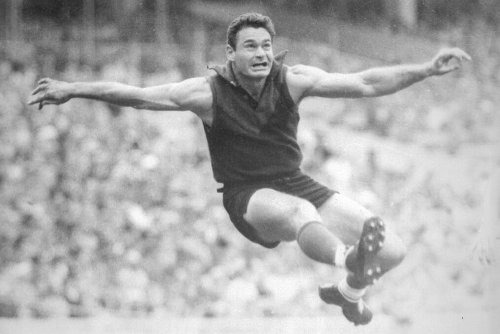Ron Barassi in action