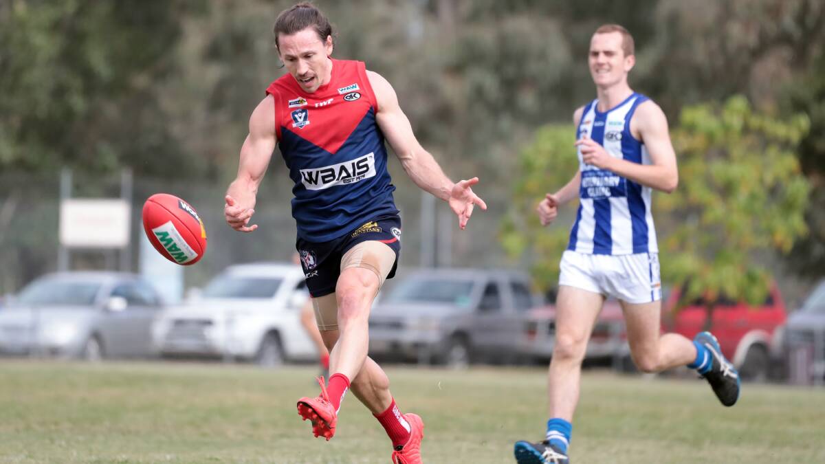MISSING: Milawa's Jamie Allan missed the big win over Greta on the weekend as the Demons cruised to a 39-point win. Picture: WANGARATTA CHRONICLE