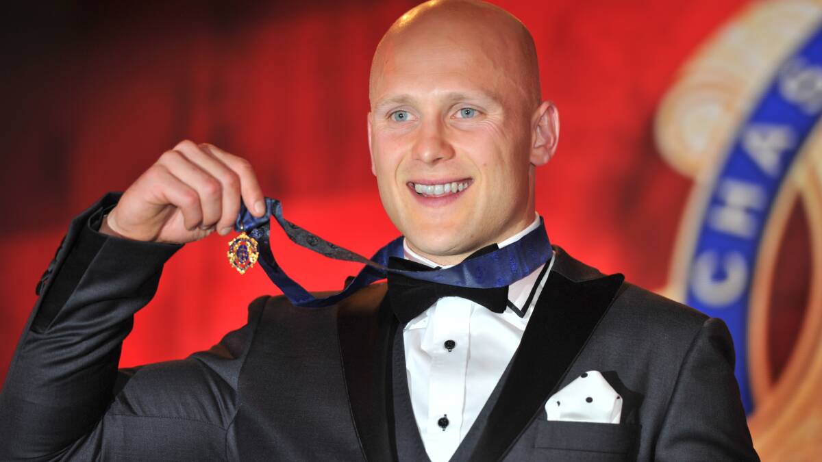 LOCKED IN: Gary Ablett, who won the Brownlow medal in 2009 and 2013, is set to draw a big crowd to McNamara Reserve.
