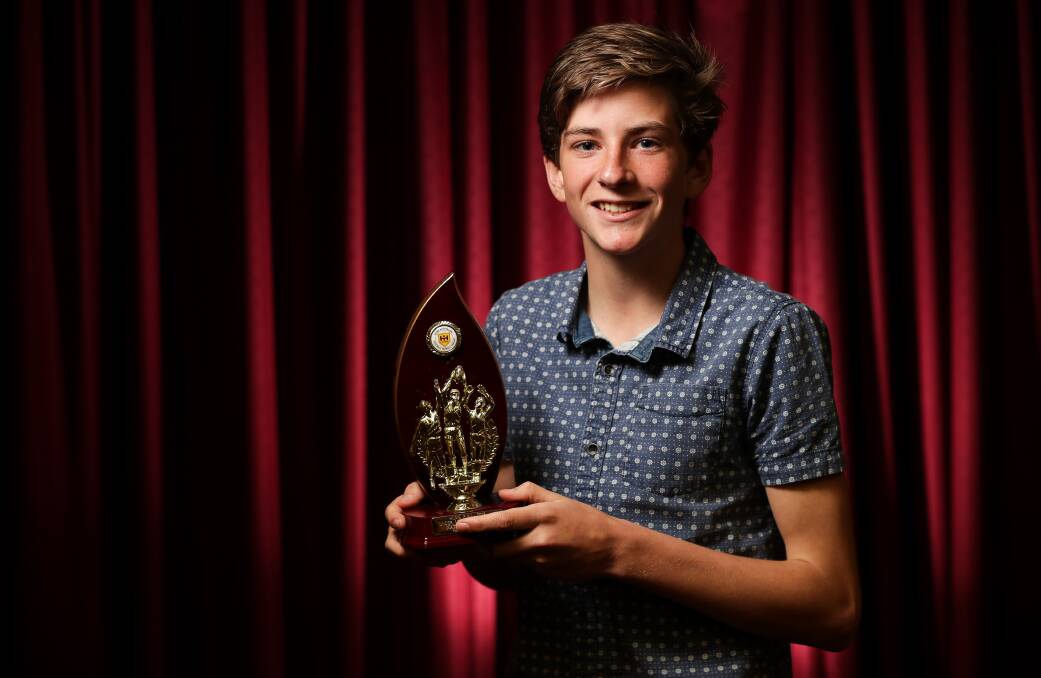 Nathan Wardius won the Hume league best and fairest in the under-14s in 2018. Picture by James Wiltshire