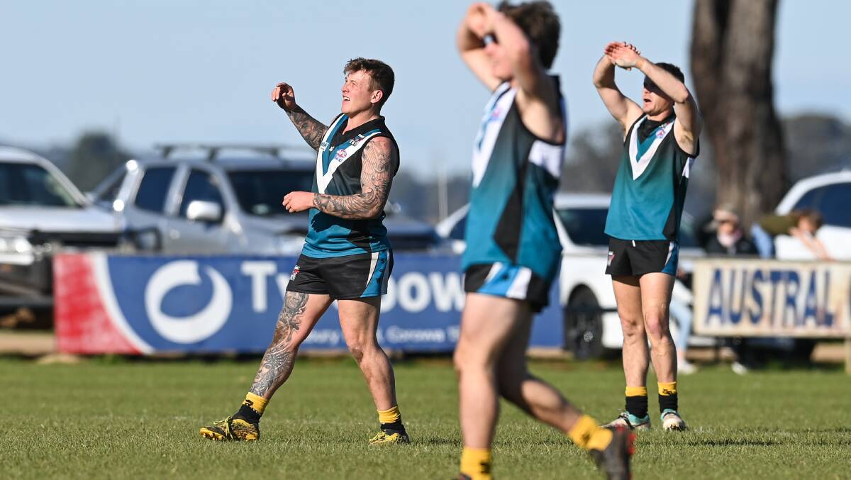 SHARPSHOOTER: Corey Smith has booted 40 goals to remain in the hunt for the goalkicking title.