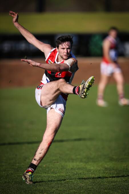 CLASSY: Frazer Dale won the Saints best and fairest in his last season at McNamara Reserve in 2017.