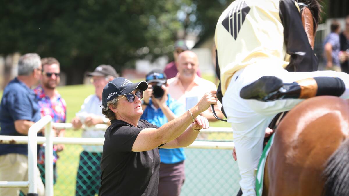 STRONG HAND: Trainer Donna Scott will head to Corowa today with last start winners Halo Warrior and La Sante. Picture: JAMES WILTHSHIRE