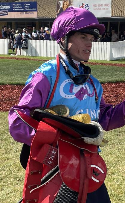 Star hoop Craig Williams had a day out at Albury with with three winners from three rides. Picture by Matt Malone