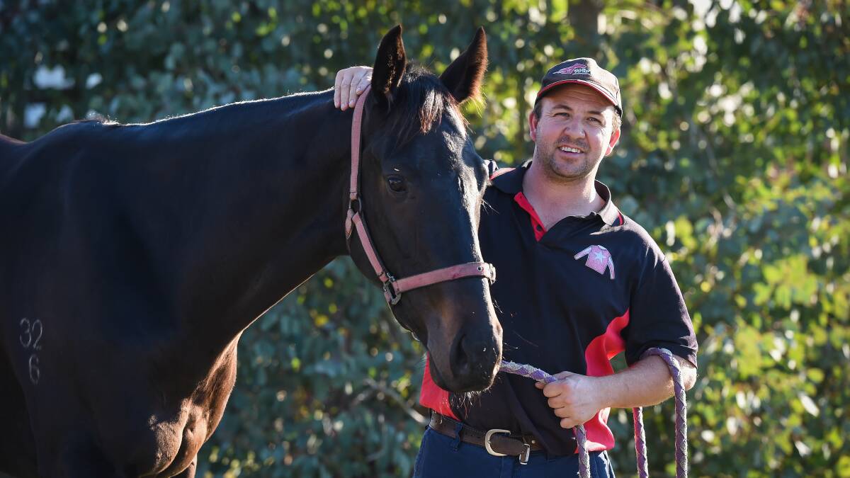 Craig Widdison is upbeat about the prospects of Ruby Skye at Wagga today.