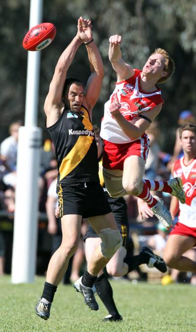 McAlister in action during the 2012 decider.