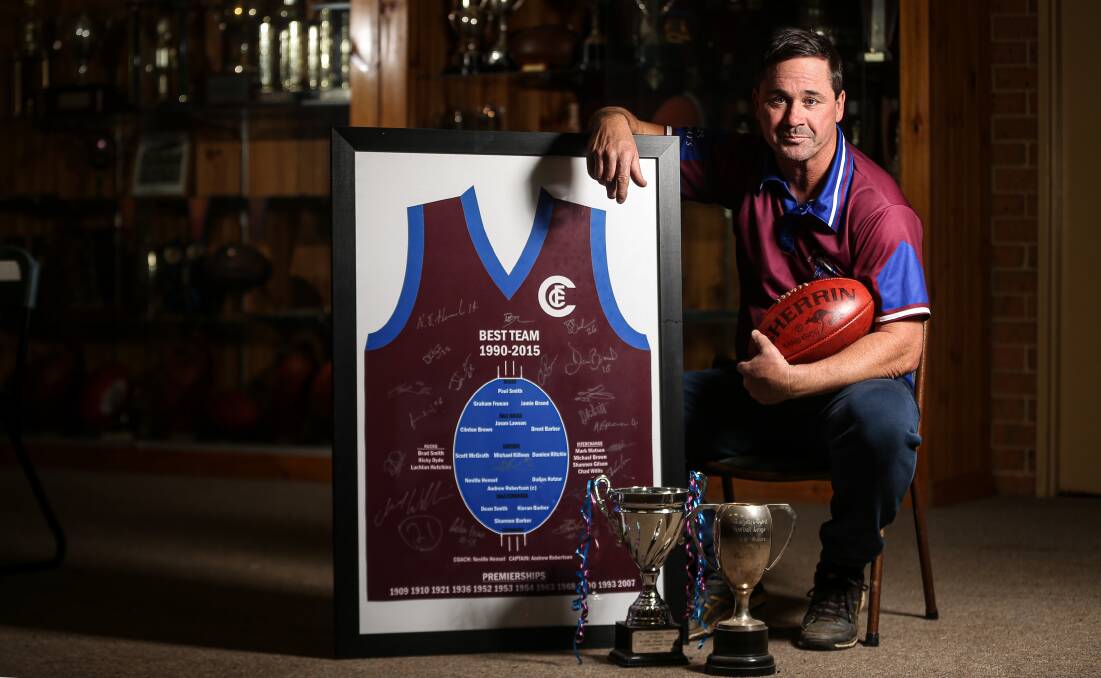McGrath was named in Culcairn's team of the past 25-years from 1990-2015.