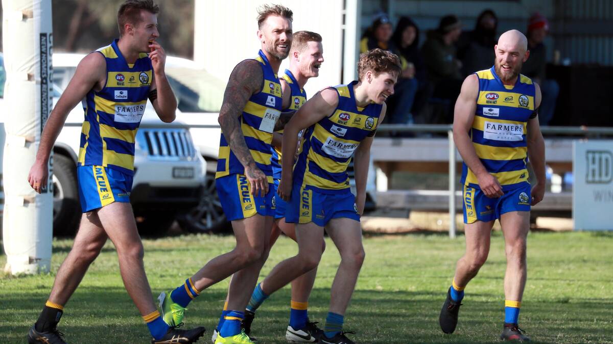IN-FORM: Trent Castles has already booted 21 goals for his new club Mangoplah-Cookardinia United-Eastlakes. Picture: DAILY ADVERTISER