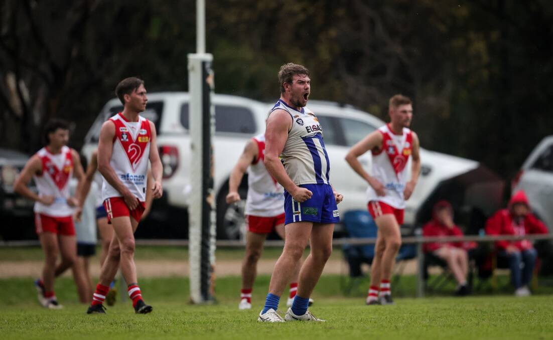 Zac Leitch played his first match since round four on the weekend against Mitta United.