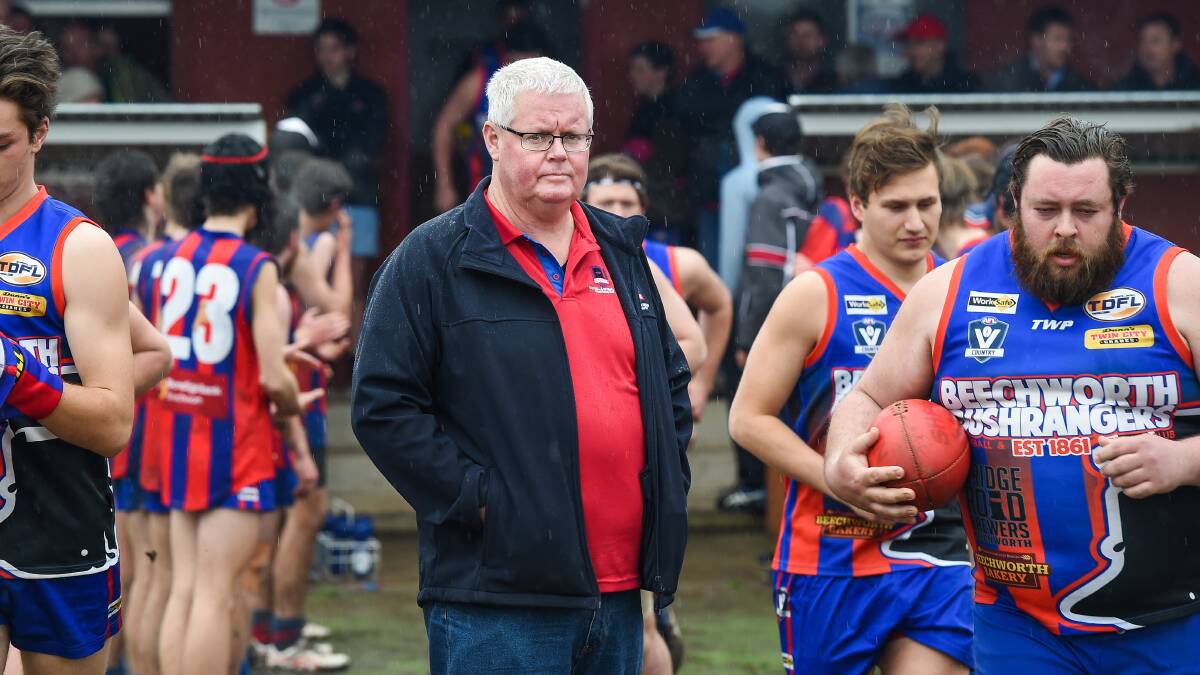 UP IN THE AIR: Beechworth president John Thistleton is relying on Beechworth prison inmates to bolster numbers at the club with the season just over a fortnight away.