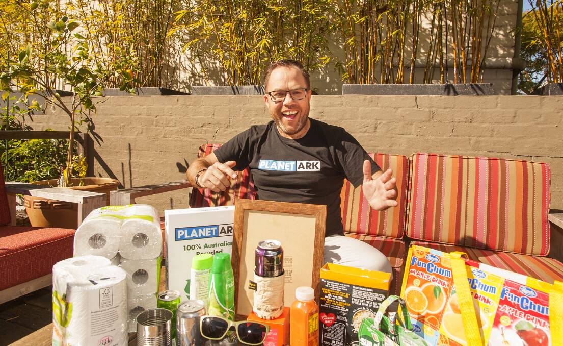 Buy recycled goods: Designer and National Recycling Week ambassador James Treble is encouraging consumers to close the recycling loop by buying products made from recycled materials.
