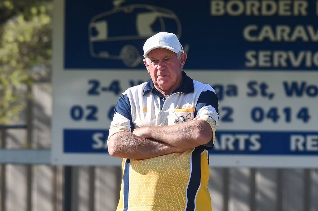 LOCKED IN: YMGCR's Ray Irvine will team up with Peter Velardo in the Ovens and Murray state pairs at Corowa Civic Bowling Club on Sunday.