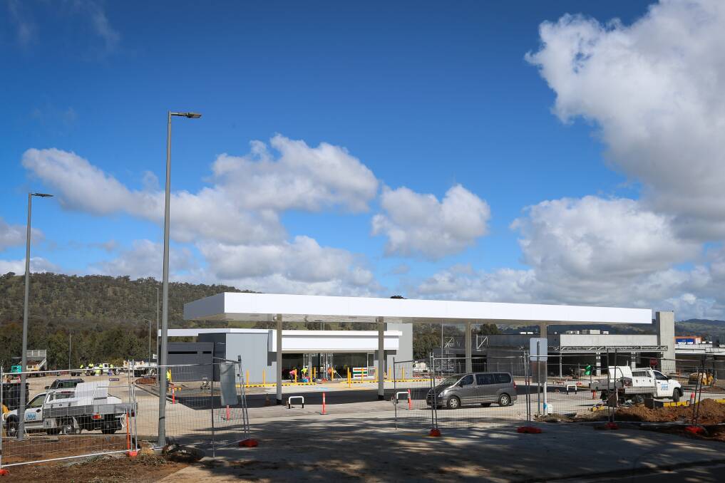PROGRESS: The Border's first 7-Eleven store on Anzac Parade in Wodonga is nearing completion and is set to officially open next month. Picture: JAMES WILTSHIRE