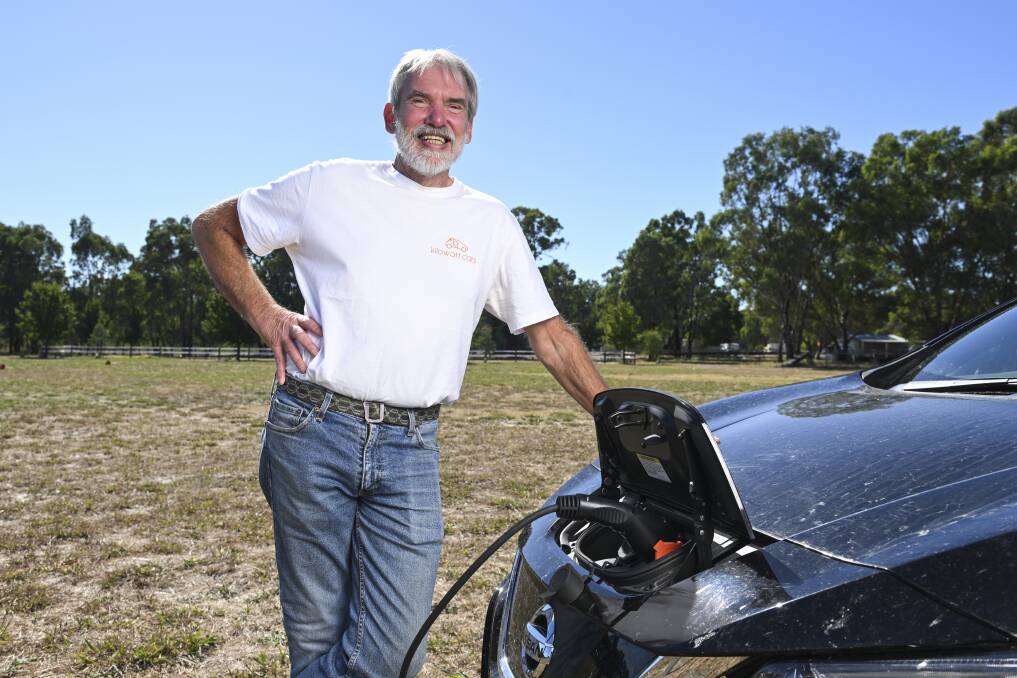 Kilowatt Cars owner Russell Close is overseeing the electrification section at the 2024 Off-Grid Living Festival at Chiltern on April 6 and 7. 