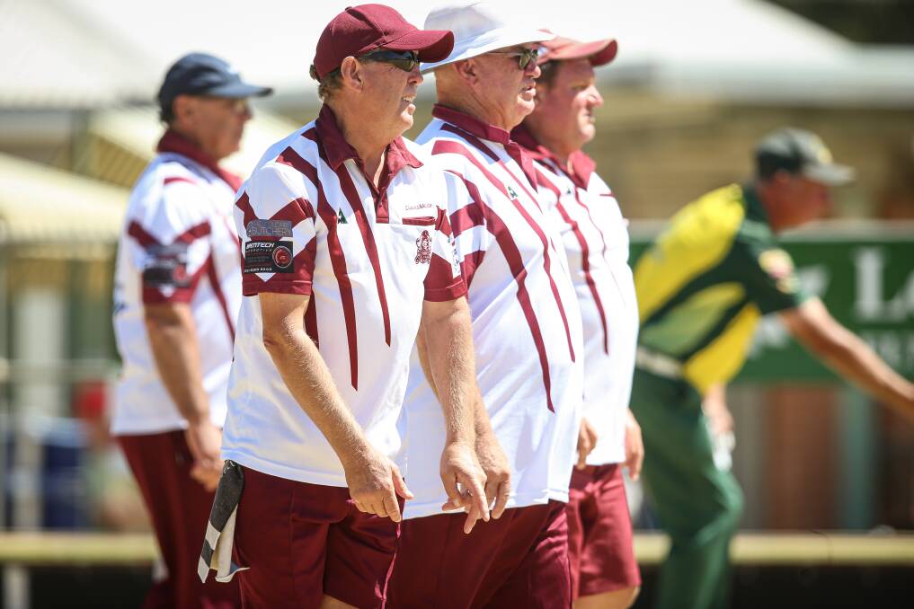 FOCUSED: Culcairn's David Moore has been a consistent player in Albury and District Bowling Association pennant competitions. Culcairn is one of 11 bowling clubs in the Albury association. 