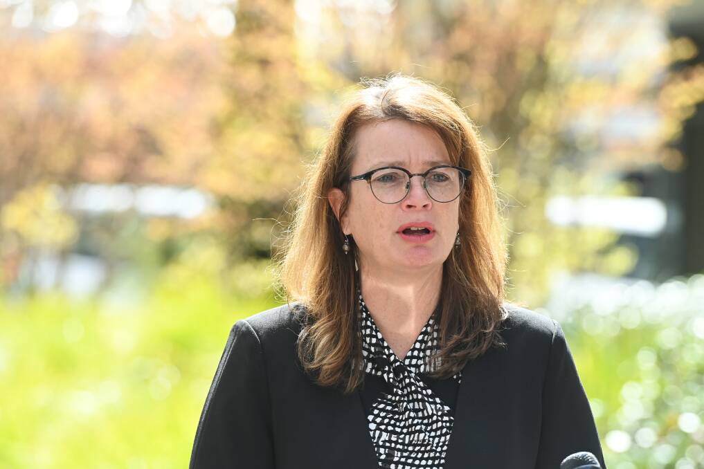 POSITIVE CASE: Murrumbidgee Local Health District public health director Tracey Oakman announced two COVID cases in Albury earlier this week, with a third confirmed on Saturday morning. Picture: MARK JESSER