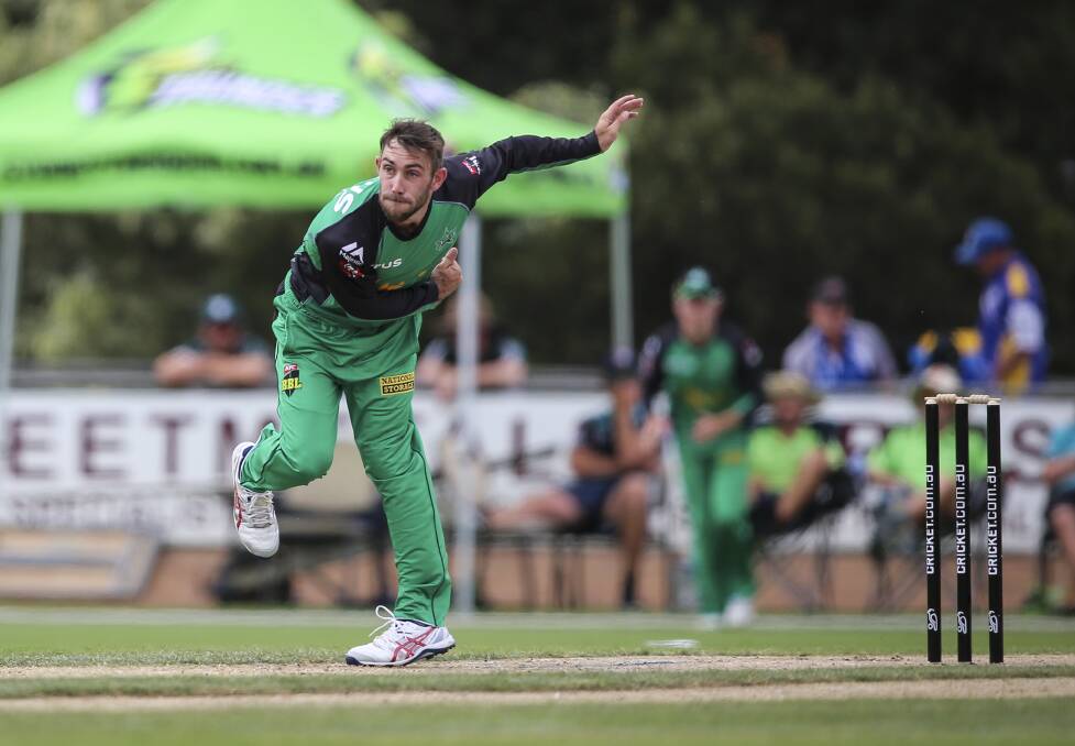 NO BIG SHOW: Glenn Maxwell and the Melbourne Stars took on Sydney Thunder at Lavington in 2017.