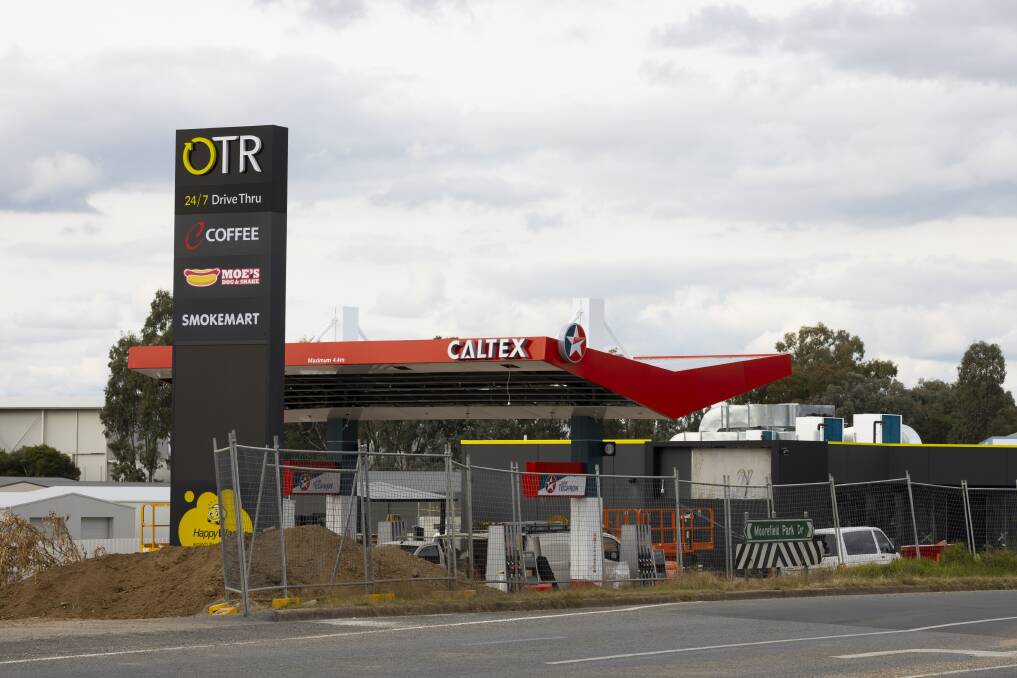 COMING SOON: South Australian-owned OTR is almost ready to open its first service station in North East Victoria on Moorefield Park Drive in West Wodonga by the middle of next month. Picture: ASH SMITH
