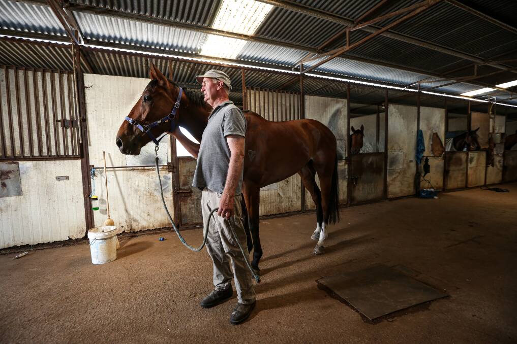 UNCERTAINTY: Wodonga trainer Peter Maher admits it's getting harder to find races for his horses as the COVID-19 pandemic continues to develop. Picture: JAMES WILTSHIRE