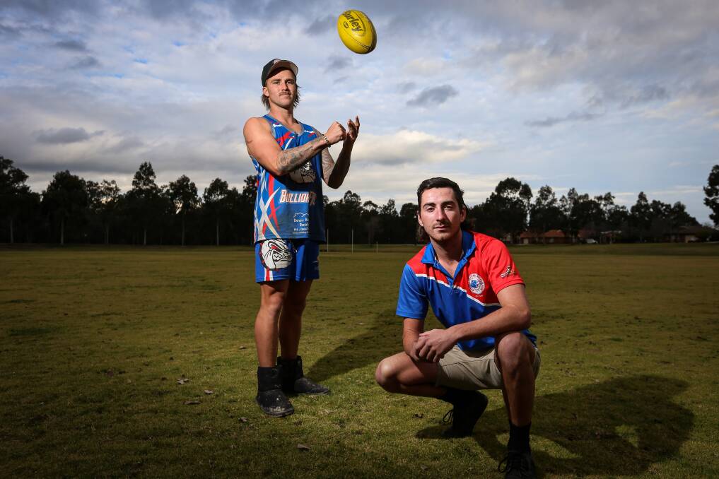 GAME ON: Bullioh co-coach Josh Walters and in-form forward Shane Price are all set to take on Corryong on Saturday. Picture: JAMES WILTSHIRE