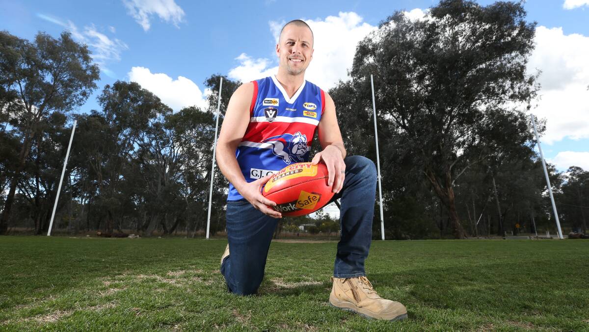 HARD YARDS: Kane Westlow has missed out on Thurgoona's last two senior premierships and is hoping this could be his year. Picture: KYLIE ESLER