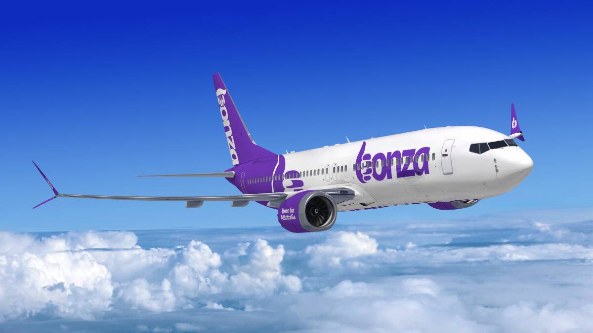AVIATION NEWCOMER: Bonza Australia announced its arrival as a new domestic airline last October. Picture: SUPPLIED