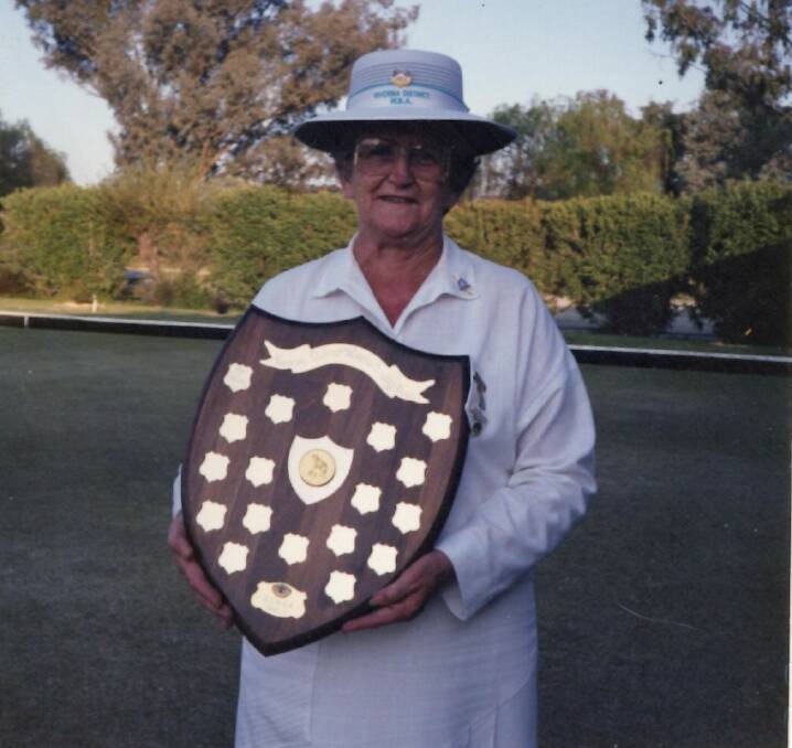 SADLY MISSED: Riverina District Women's Bowling Association great Carmel 'Pat' Flynn has died, aged 94.