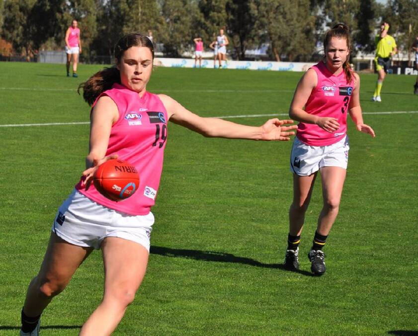 FOCUSED: Millie Brown was among the Bushrangers' best players in the 46-point loss to Eastern Ranges on Saturday. Picture: STEPHEN HICKS