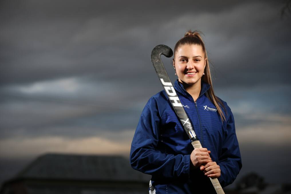 ON THE RISE: Tess Palubiski has added to her Australian futures squad selection with a spot as a development player for Hockey Club Melbourne. Picture: JAMES WILTSHIRE